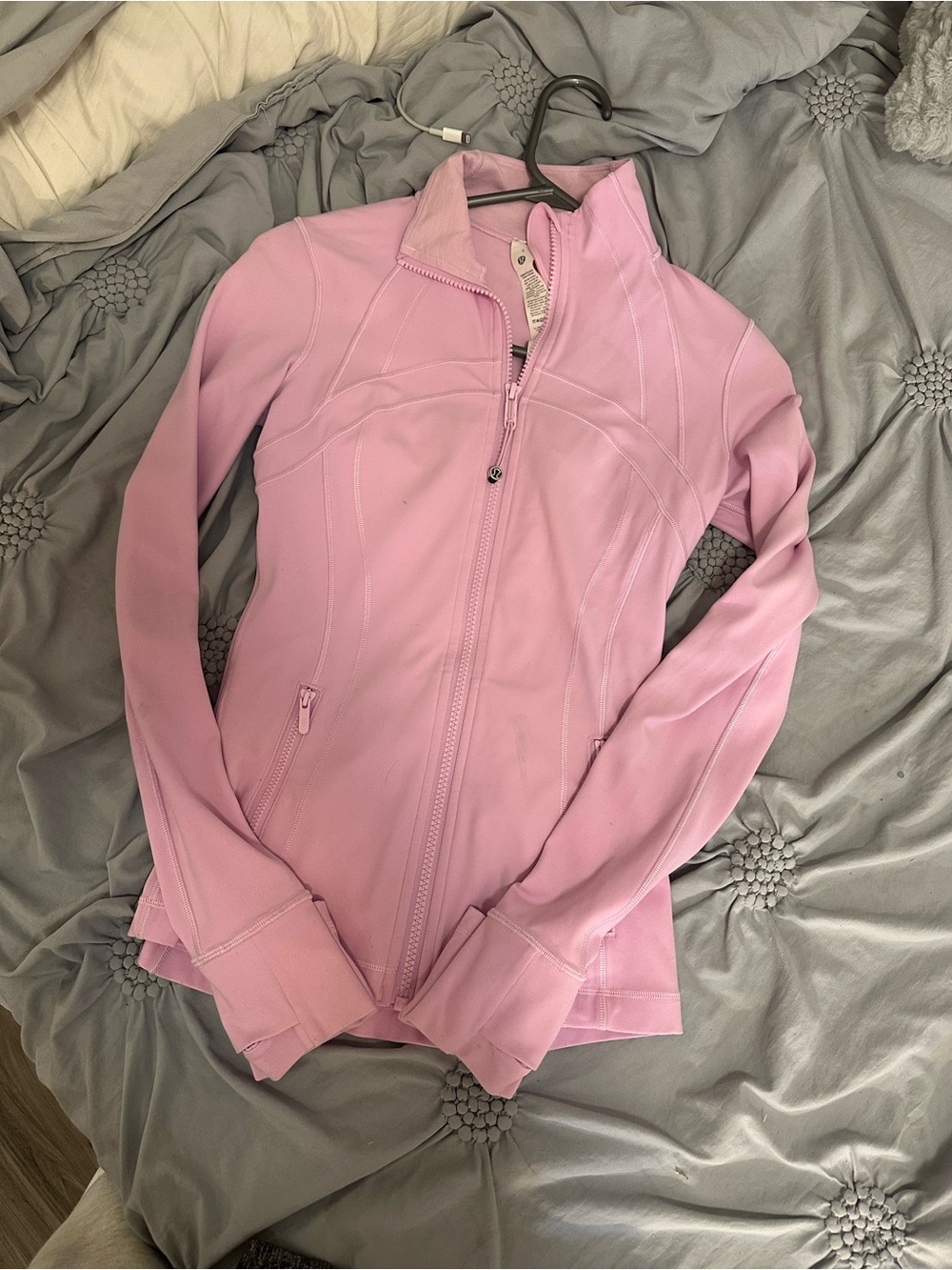 lululemon athletica Light Pink Full-Zip Jacket